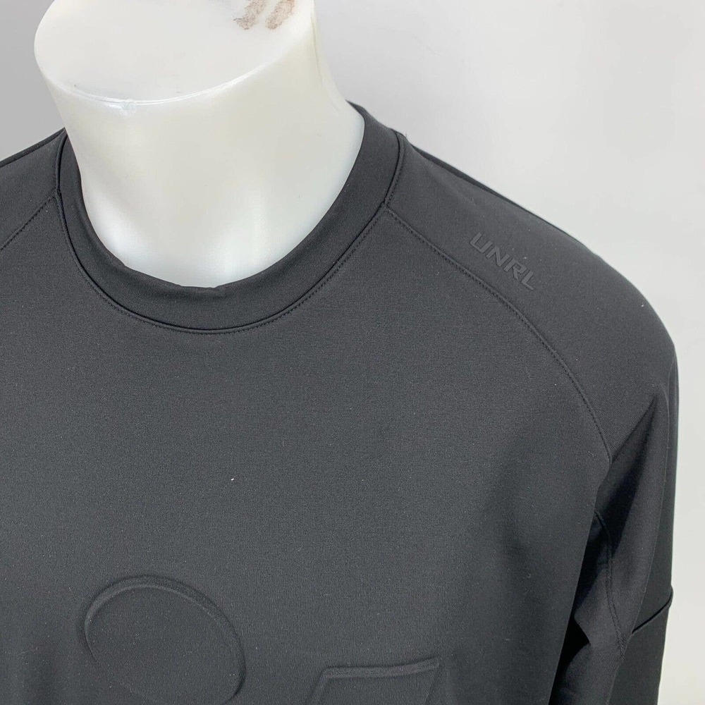 URL X Players Health Crossover Crewneck XL Men Black Pullover NEW A72 - Picture 3 of 10